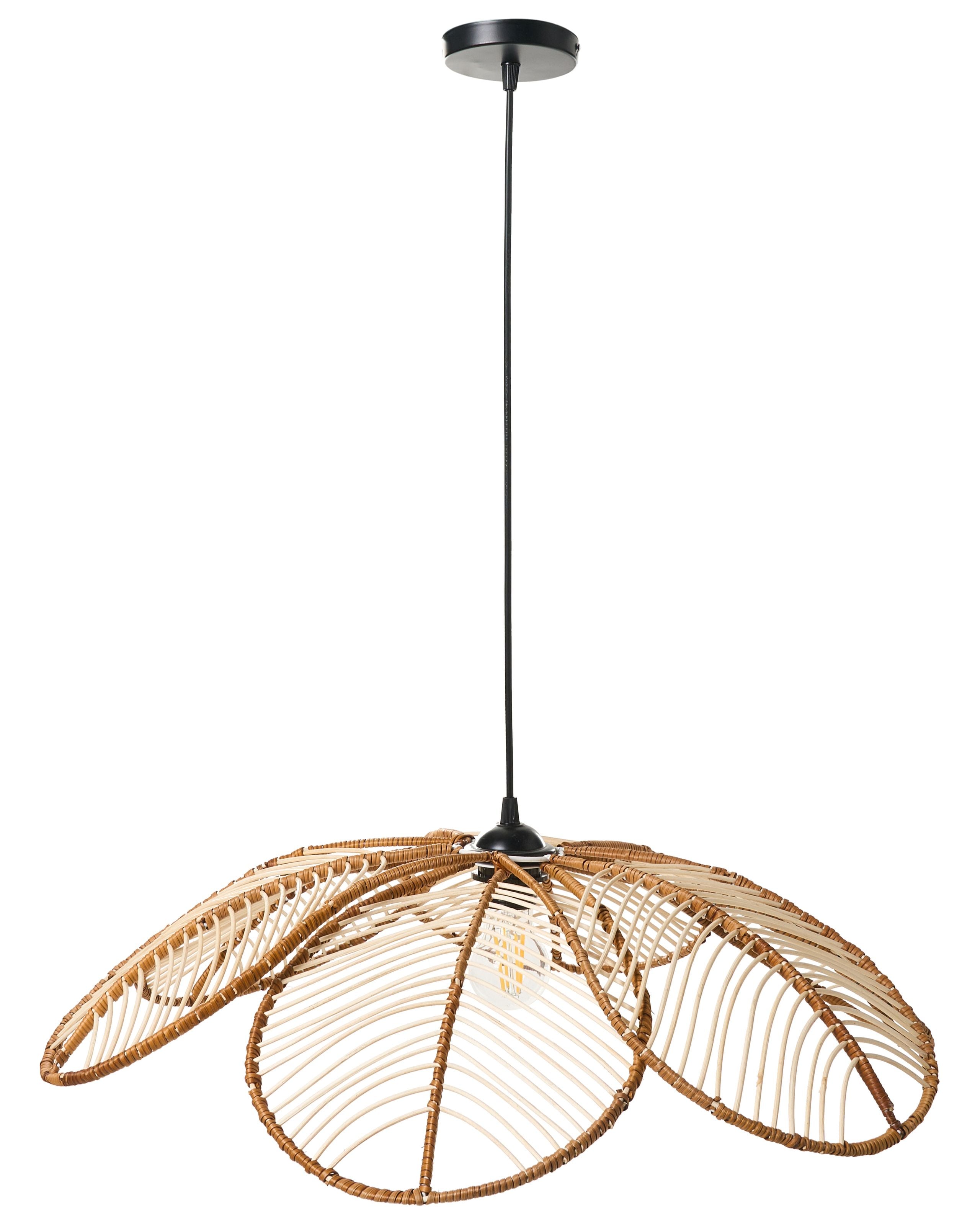 Lampe suspension NIGUA Rotin Naturel - 5