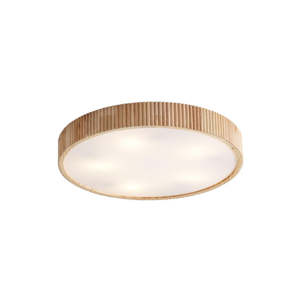 Lampa sufitowa Japandi drewniana 60 cm 5-punktowa - Lyra