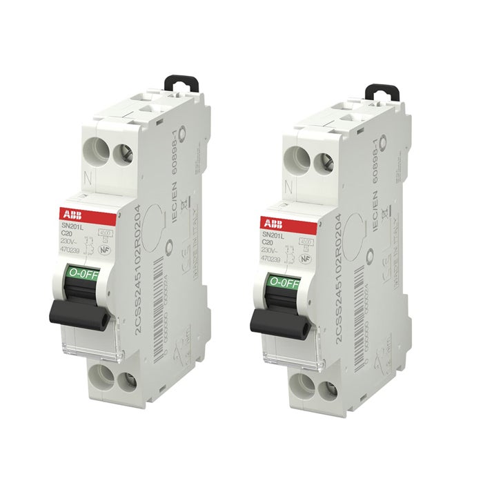 Lot De 4 Disjoncteurs Schneider C60N 2P 16A Courbe C - Occasion Testés