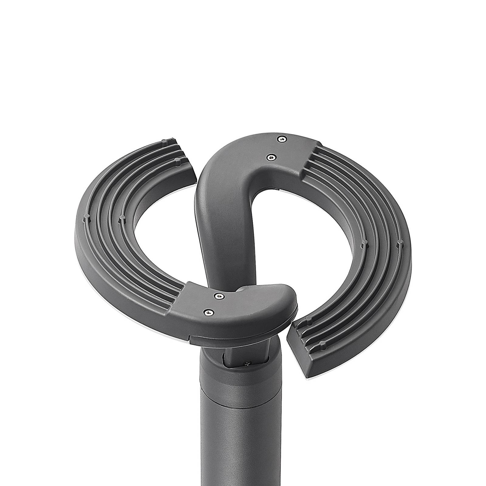 Lindby lampada LED da esterno Keily, cerchio, antracite, metallo, Candelabro, lampada da esterni - 7