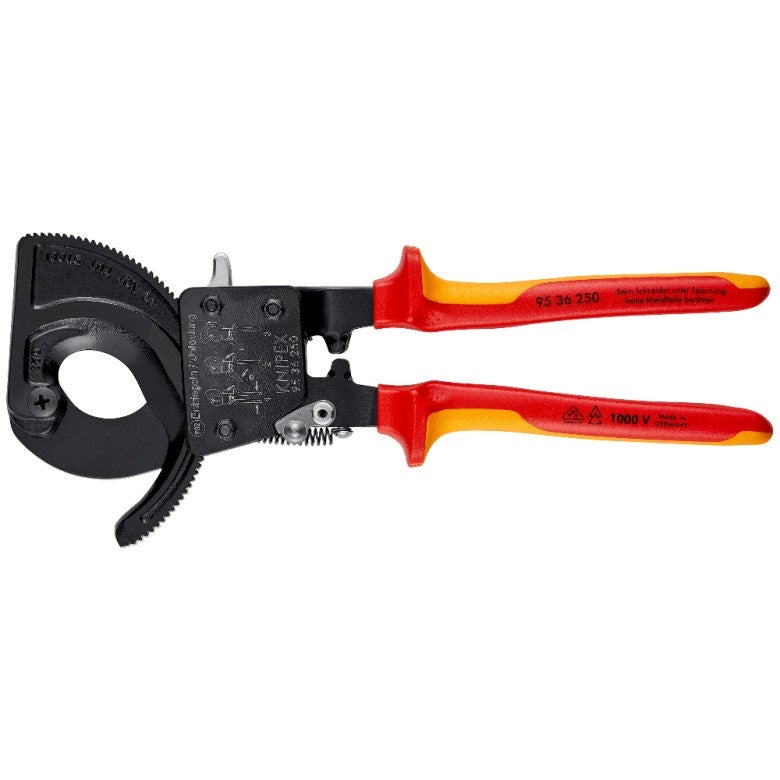 Obcęgi do kabla Knipex VDE 250 mm hartowane ostrze ergonomiczne