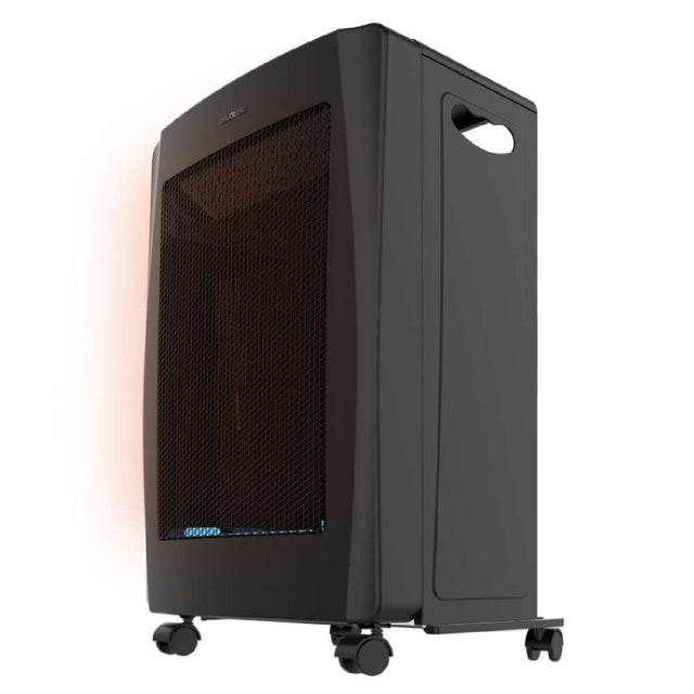 Cecotec Estufa de Gas Llama Azul Plegable ReadyWarm 4500 BlueFlame Foldable. 4200 W, 2 Niveles de Potencia