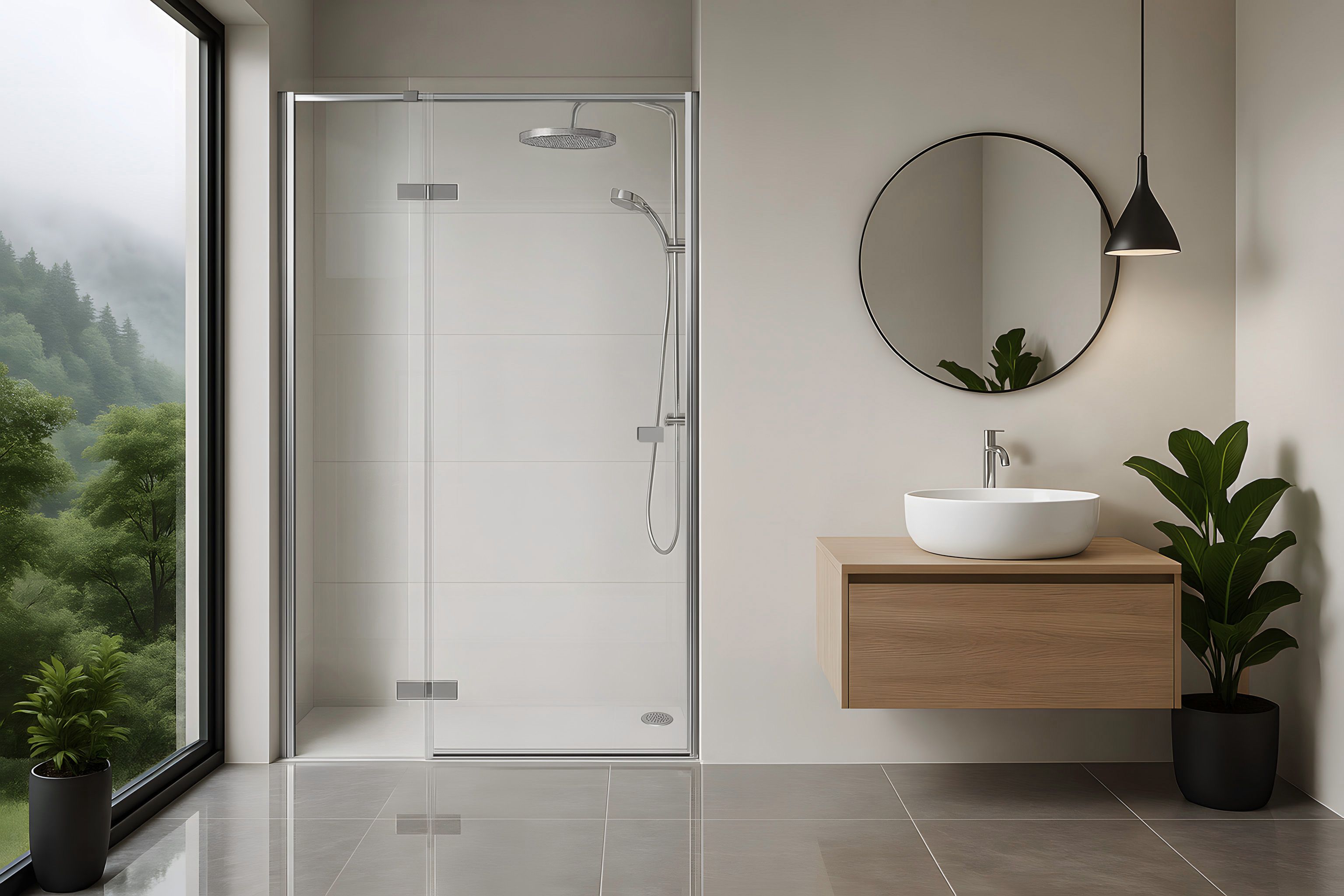 Drzwi Prysznicowe Rea Atlas Chrom 100 - 2