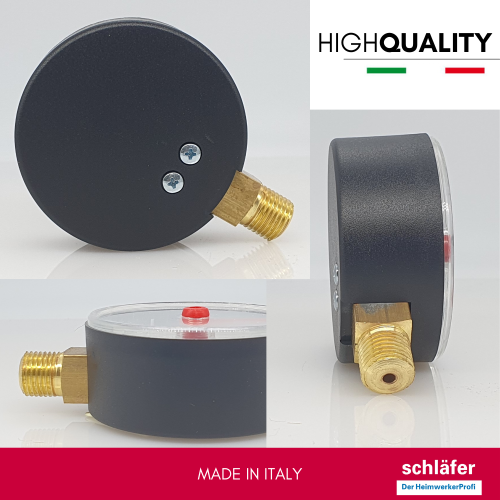 Schläfer 0930166 | Manomètre hydraulique vertical Raccord radial 1/4
