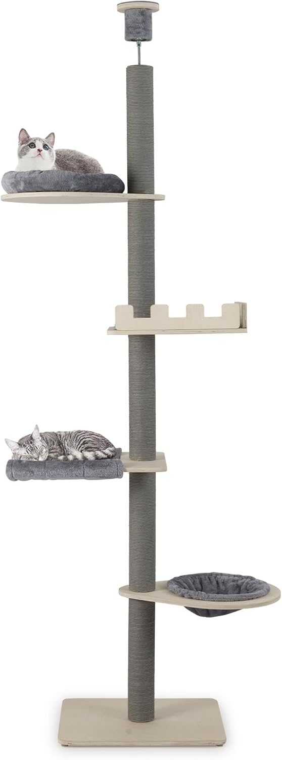 Cabane Pour Chat Extérieur - Abri Résistant Intempéries, Coussin Amovible Lavable, Tailles S/M