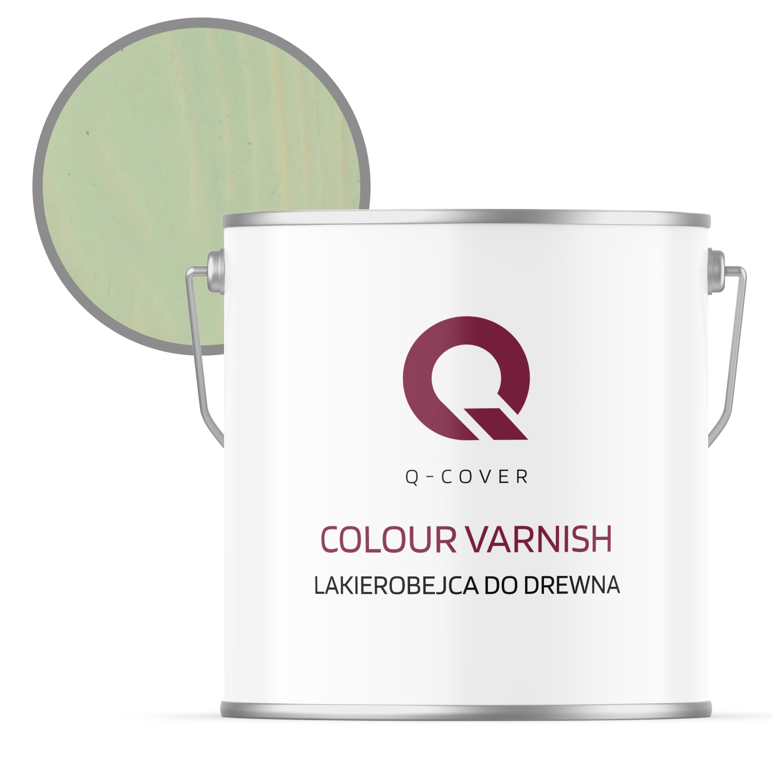 Lakierobejca do Drewna 3w1 Q-Cover Oliwkowy H2055 Satyna 5L