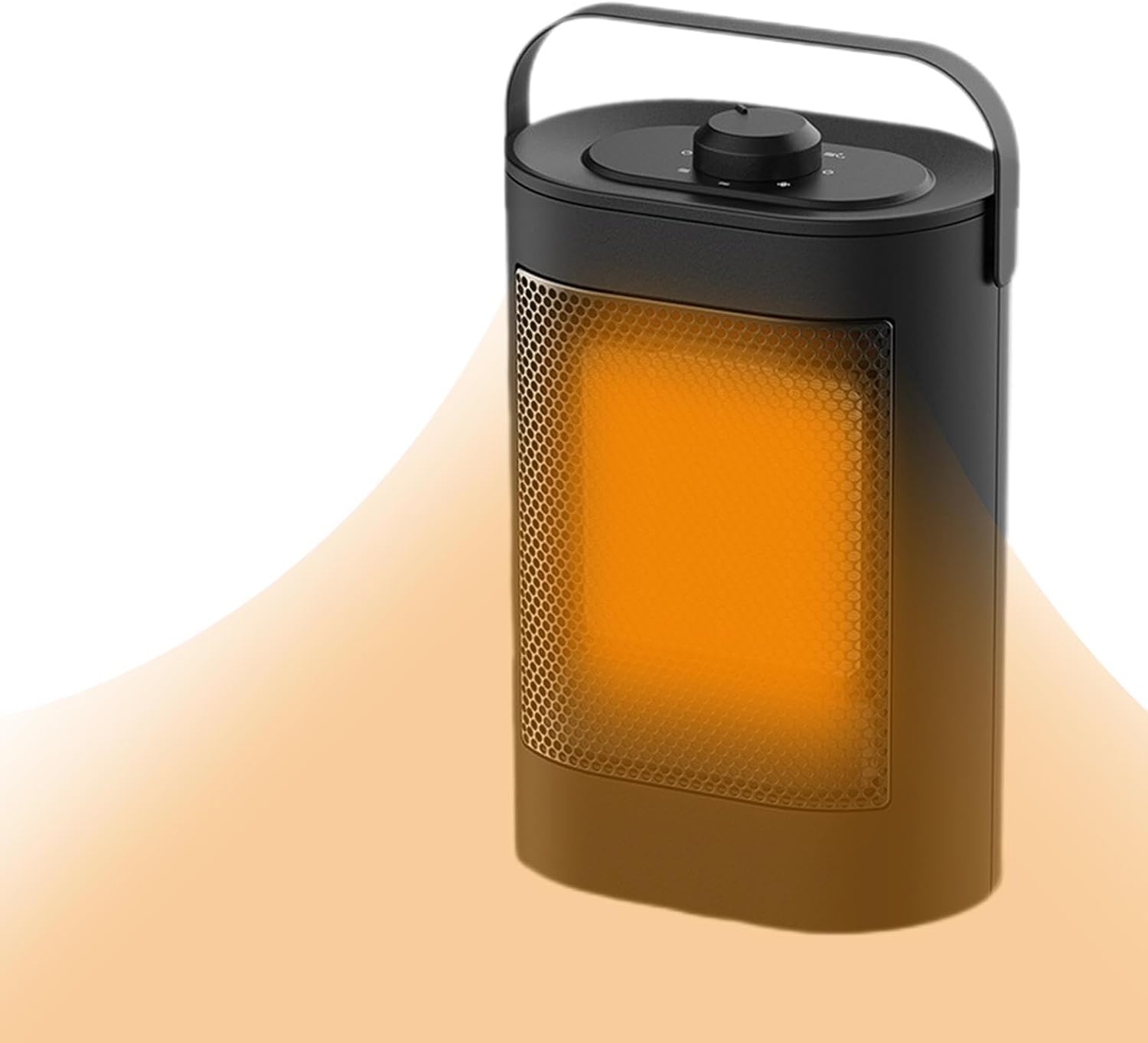 Grzałka ceramiczna z zabezpieczeniem przed przegrzaniem, termostatem, grzałka elektryczna 1500 W, do użytku wewnętrznego