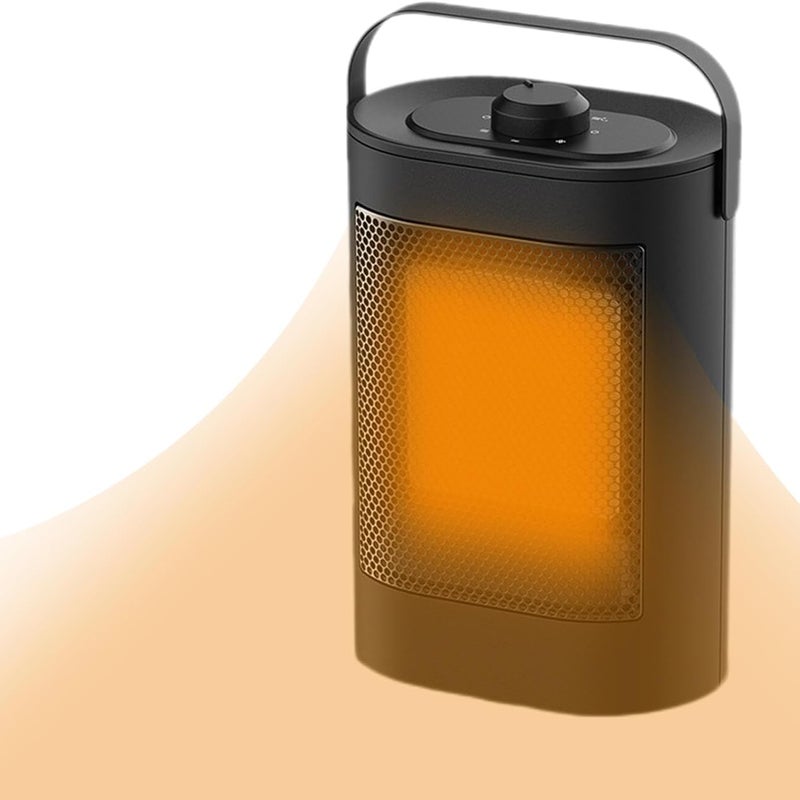 Grzałka ceramiczna z zabezpieczeniem przed przegrzaniem, termostatem, grzałka elektryczna 1500 W, do użytku wewnętrznego