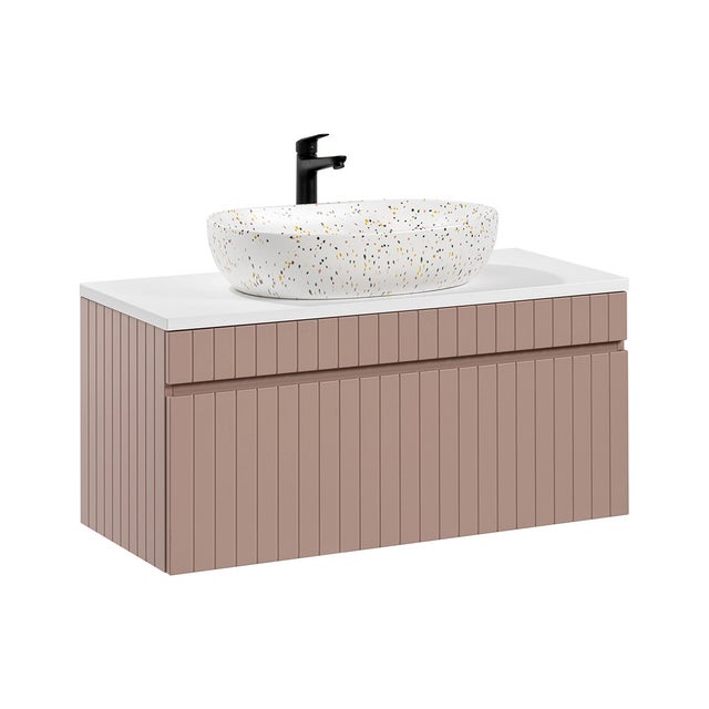 Mobiletto Bagno HOMCOM A 3 Ripiani – Salvaspazio, Con Cassetto Scorrevole, Ruote, Colore Bianco, 47x25x66.5 Cm