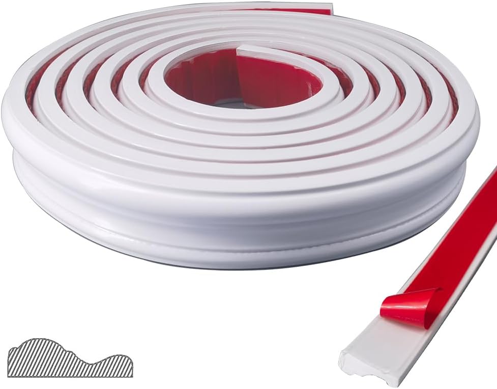 Fita decorativa de parede 3D autoadesiva e flexível, ideal para decoração de interiores do tipo 