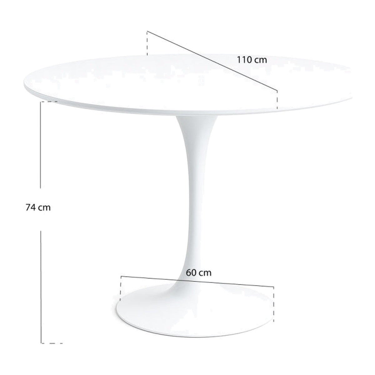 Essenza Mesa Kolio 110 Cm, Blanco , Leroy Merlin