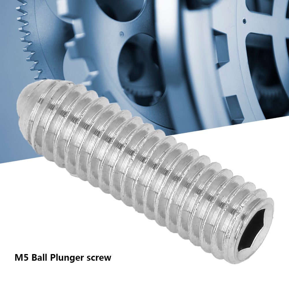 SPEEDWOX Lot De 6 Boutons De Serrage M5 X 30 Prune En Forme De Tête Hexagonale Moletée à Vis Moletée - Filetage Mâle - Filetage Métrique