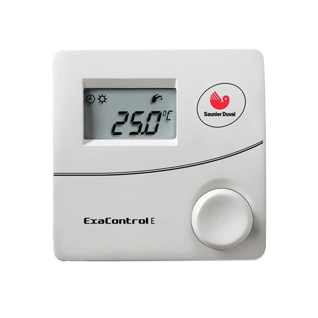 Thermostat d'Ambiance Filaire Contact Sec Exacontrol E Saunier Duval
