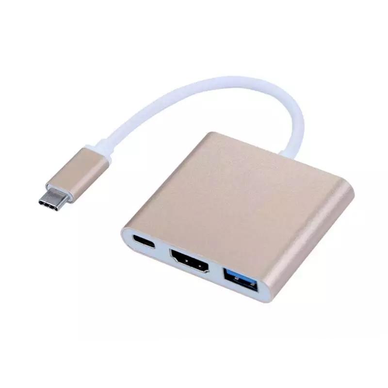 Cavo Compatibile Da Tipo C A HDMI Convertore USB C Adattatore Cavo USB 3.1 HD 4K Per MacBook Chromebook Samsung - Foto 12