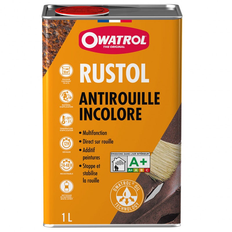 Antirouille incolore 1L RUSTOLOWATROL Leroy Merlin — free download