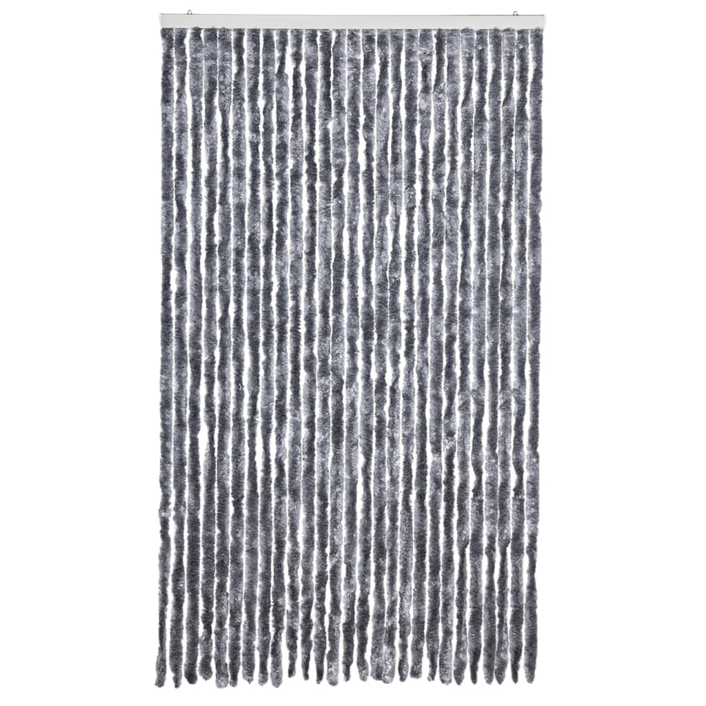 Moustiquaire | Rideau anti-moustique argenté 118x220 cm chenille CFW17052 - 3