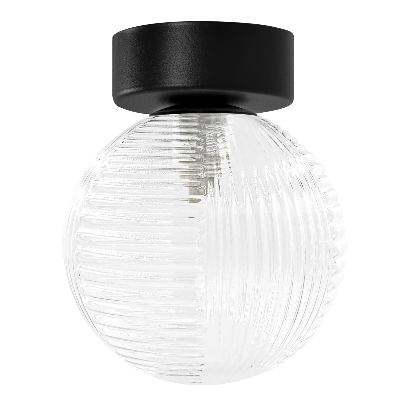 Lampa wisząca AURA czarna 1xG9x15W szkło wym:15x12,5x12,5cm IP20 Kaja