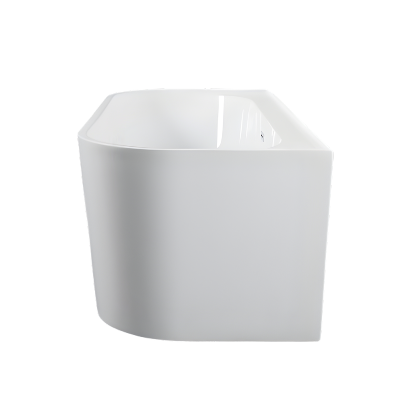 Baignoire îlot avec vidage – 170 x 75 cm – Blanc brillant – OLIVIA - 2