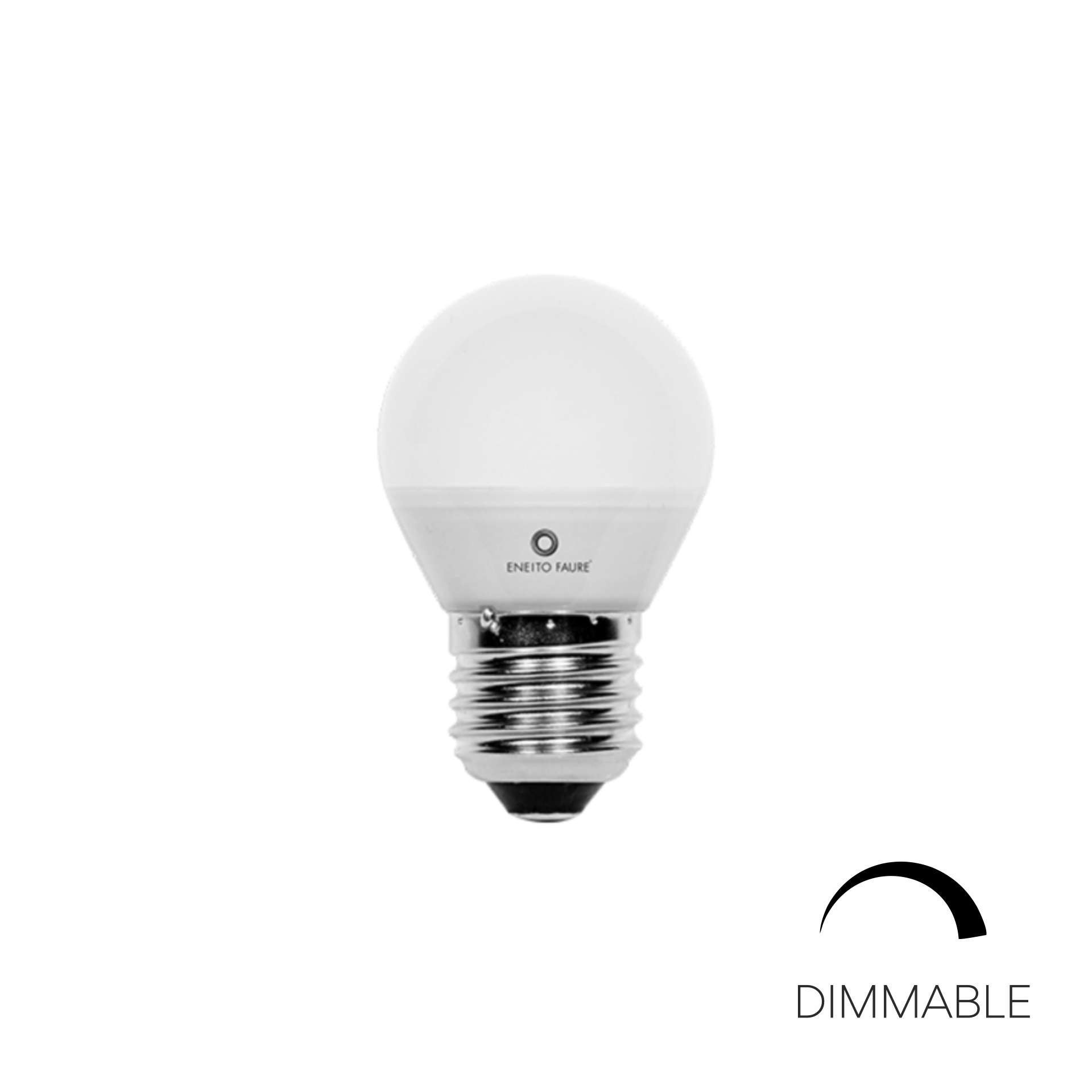 Lampă LED retrofit 5,5W E27, reglabilă, unghi de fascicul de 360°, temperatură de culoare 4000K (lumină naturală) - Beneito & Faure