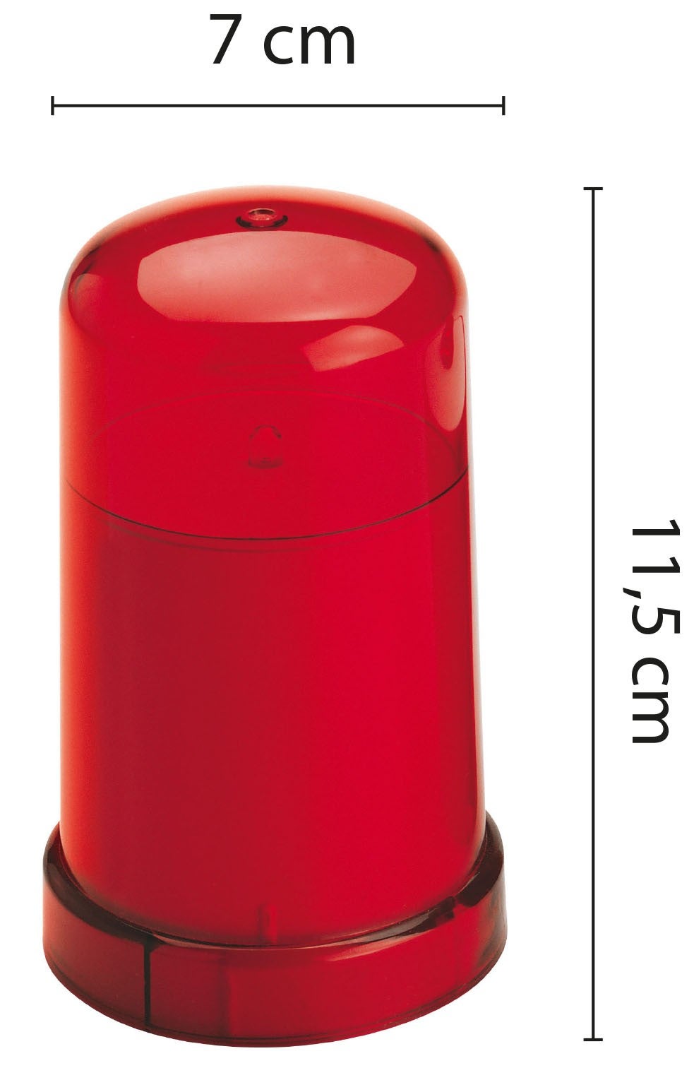 Lumière votive 1 LED rouge Fonctionne avec piles IP20 - 6