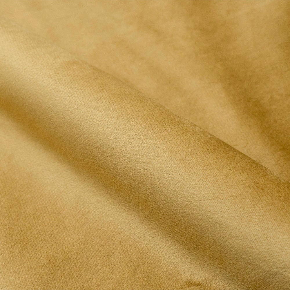 Set de 2 taburetes para isla de cocina de terciopelo amarillo 65 cm - Misty - 3