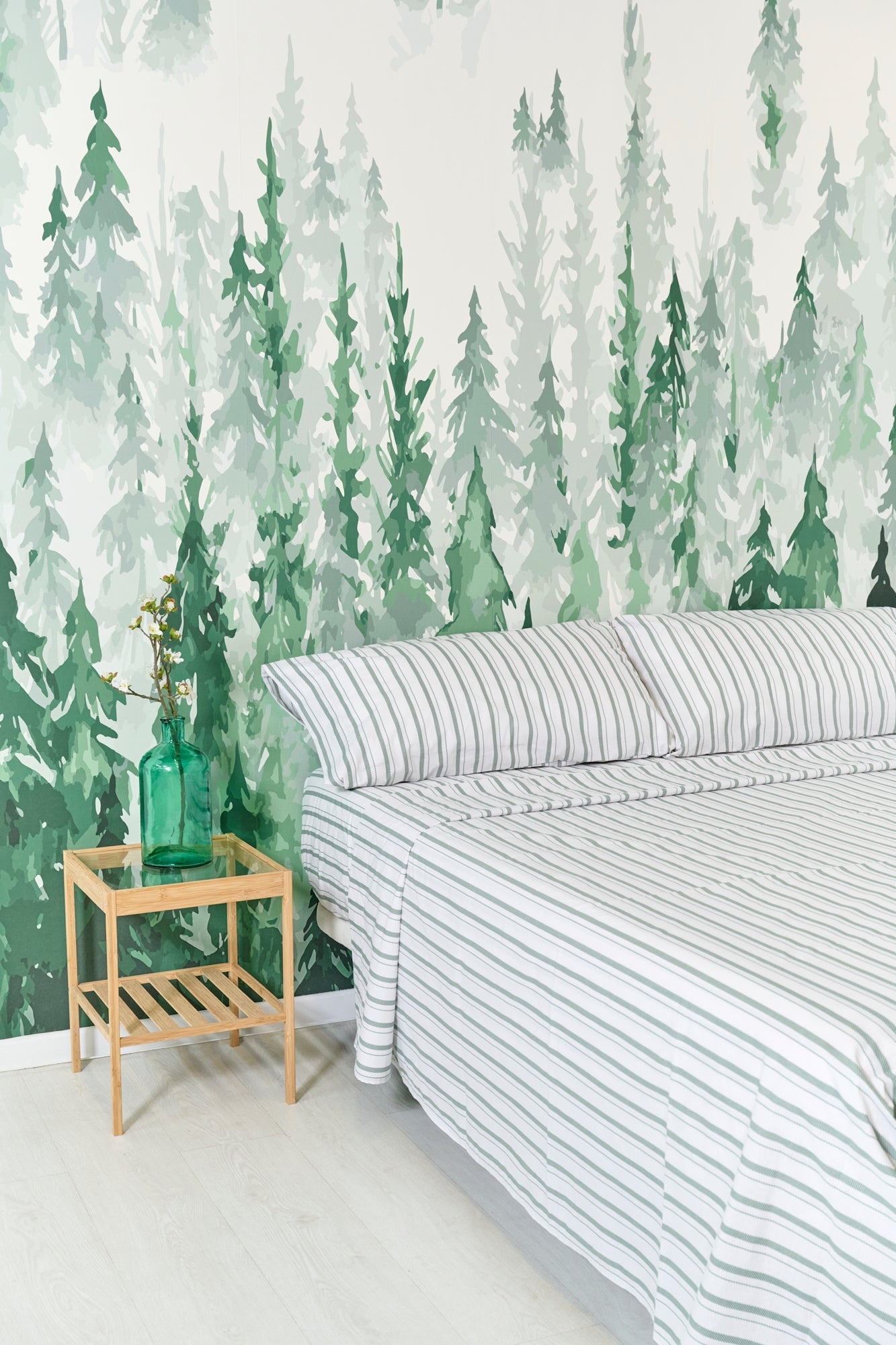 Ensemble de draps Raya Verde 3 pc 160x200 (Lit 160) Vert - 2