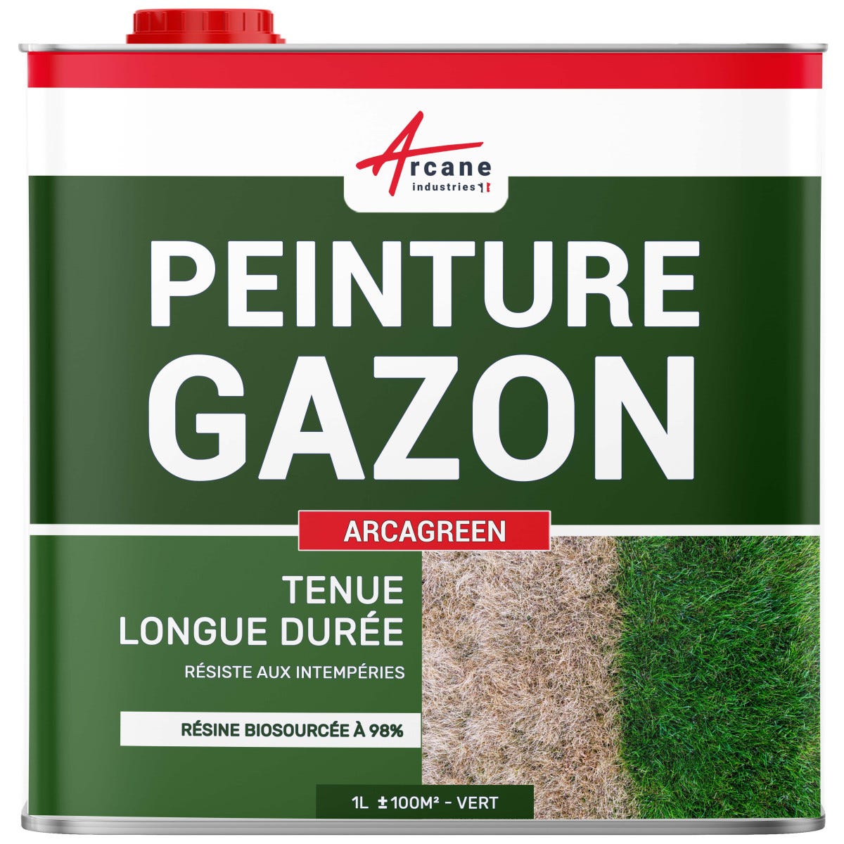 Peinture Pour Gazon EdenColor 1 Litre - Reverdir Pelouse Naturelle Ou Synthétique - Écologique Et Stimulante Peinture Pour Gazon EdenColor 1 Litre - Reverdir Pelouse Naturelle Ou Synthétique - Écologique Et Stimulante