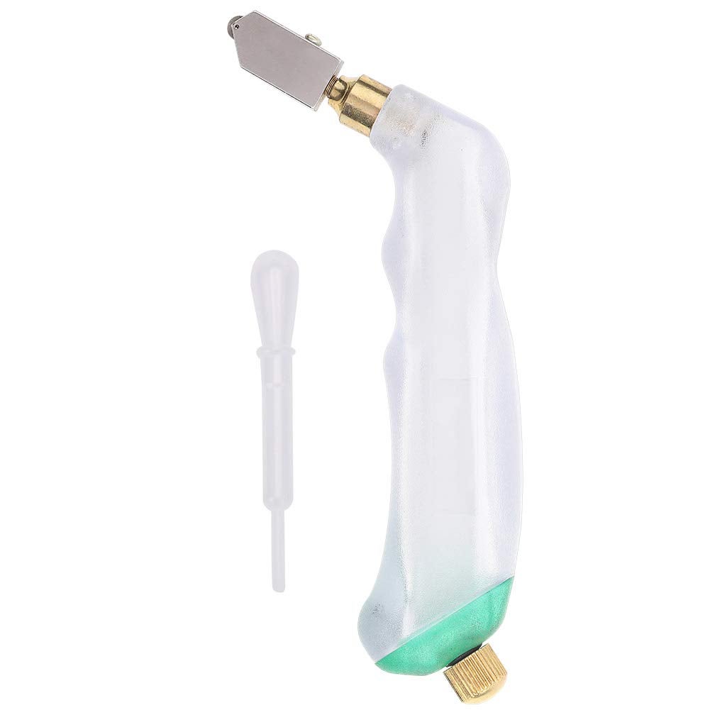 TAGLIERINA PER VETRO CON MANICO IN OTTONE E PLASTICA TAGLIERINO CUTTER TAGLIA VETRO CERAMICA PIASTRELLE TAGLIERINO - 6