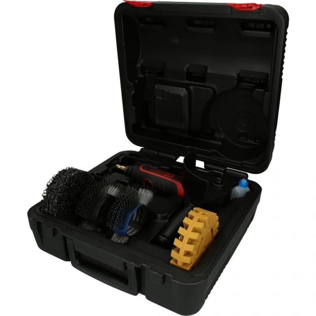 KS TOOLS Set levigatrice pneumatica multifunzione, 8 pz