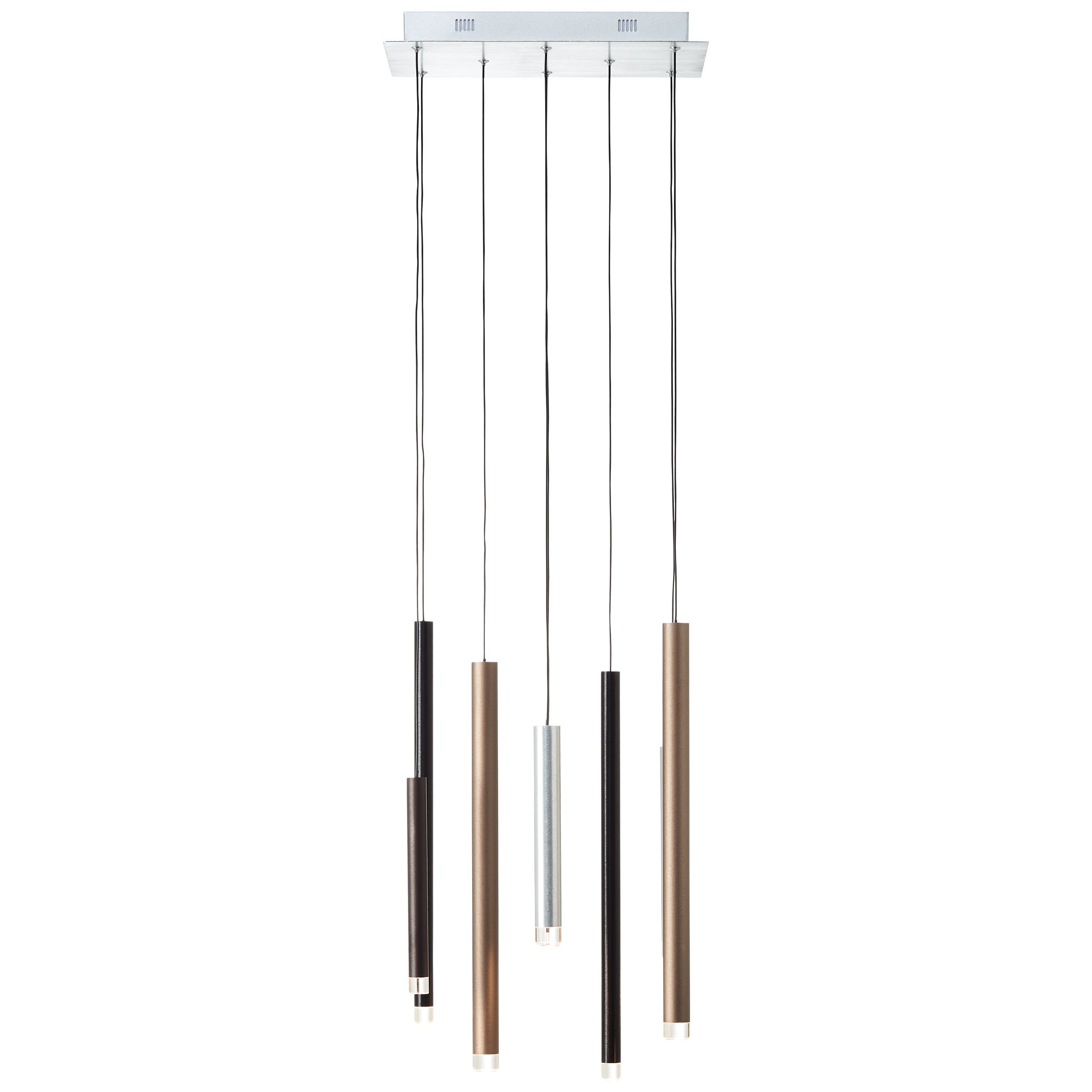 Lampa BRILLIANT, lampa stołowa Vonnie czarny / kolor drewna, metal / drewno / tekstylia, 1x A60, E27, 25W, standardowe żarówki (brak w zestawie), A ++ - 4