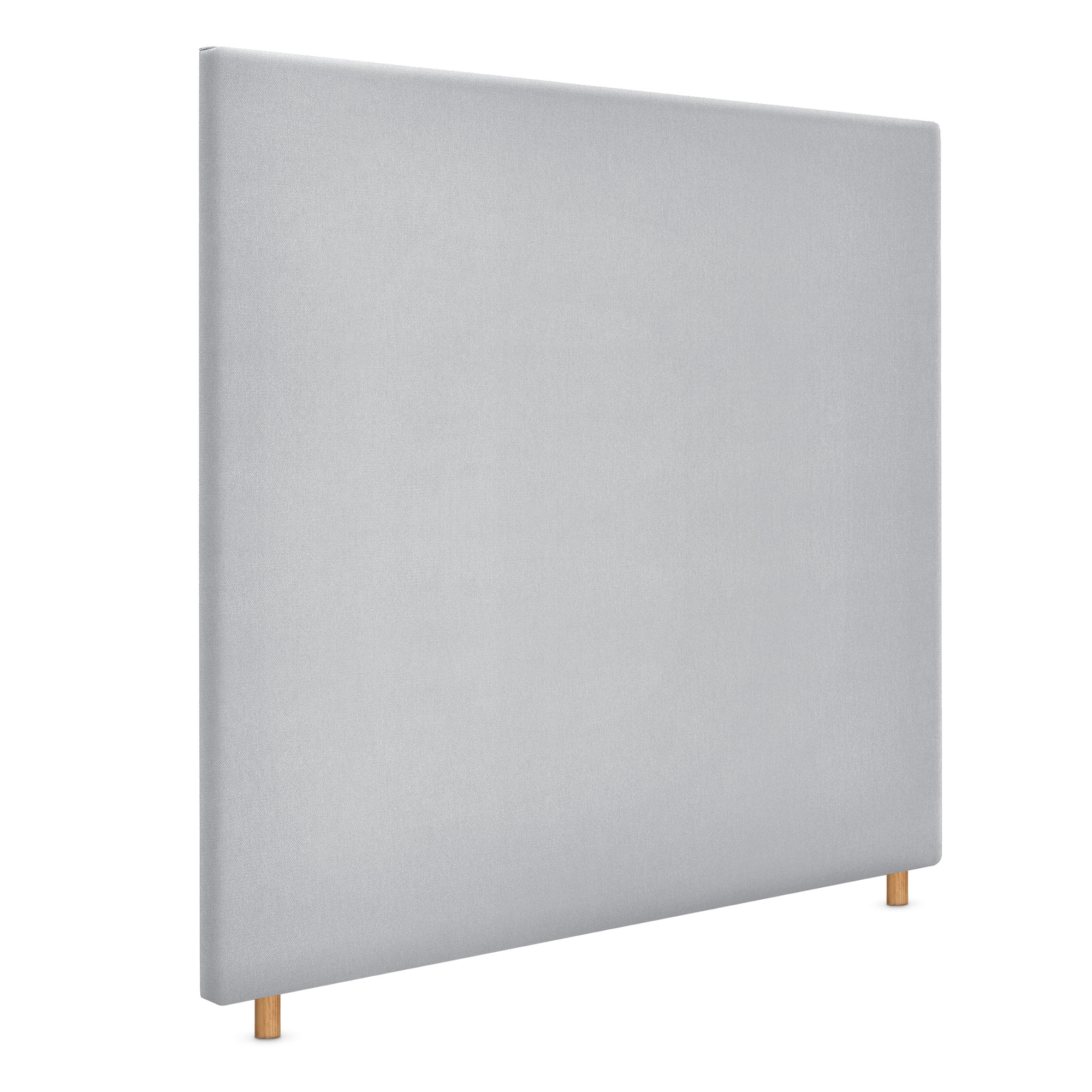 Dhome cabecero de tela aqualine liso hasta el suelo 145x120cm camas 135/140 - gris perla