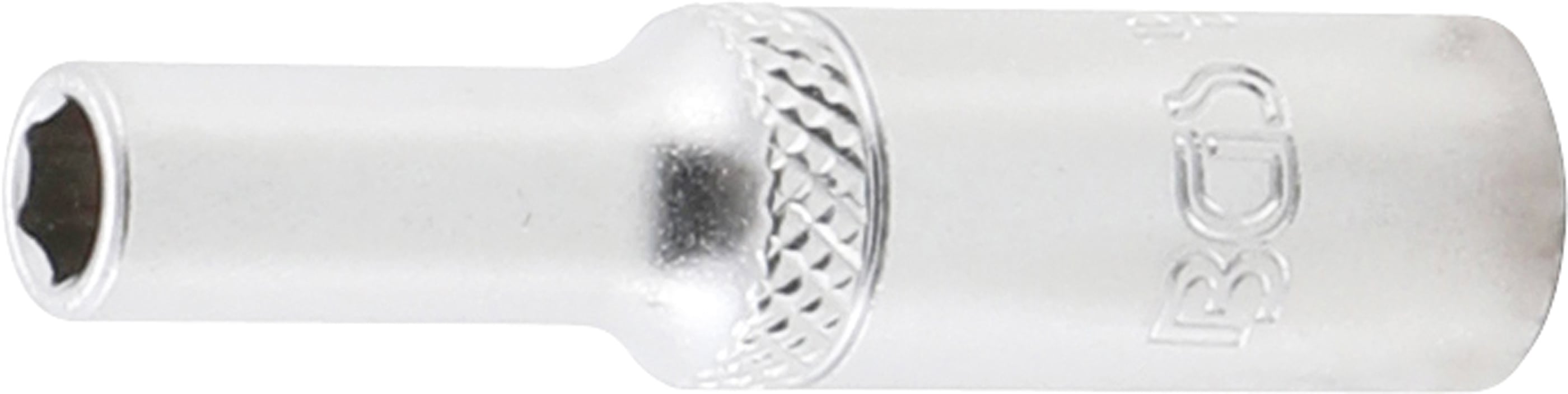 BGS Klucz nasadowy sześciokątny głęboki Napęd kwadratowy wewnętrzny 6,3 mm (1/4") SW 5 mm - 10505