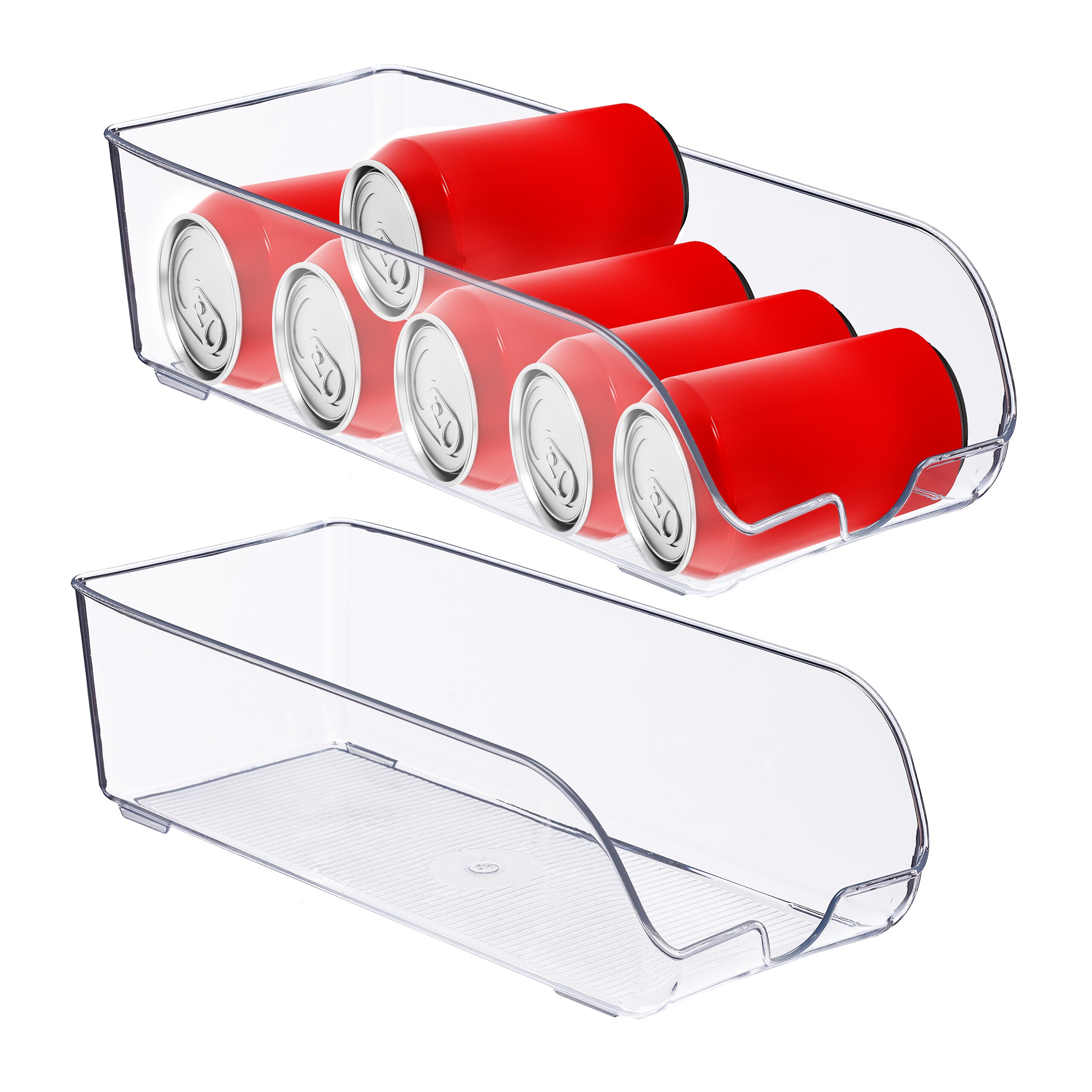 LOT DE 2 BACS BLEU EMPILABLES + 1 CAISSE BLEU Avec Poignee