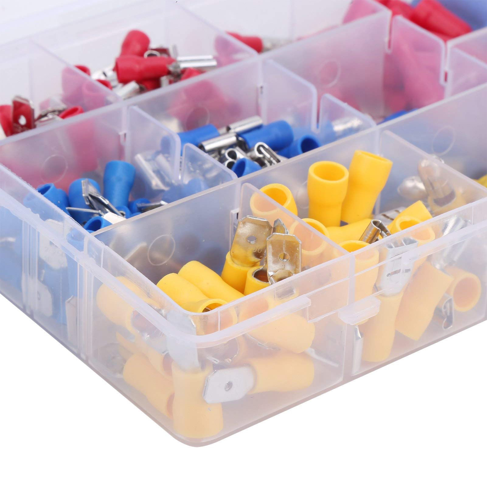 236 pezzi set di terminali a crimpare, blocco connettore tubo isolante, accessori per collegamento cavi - 2