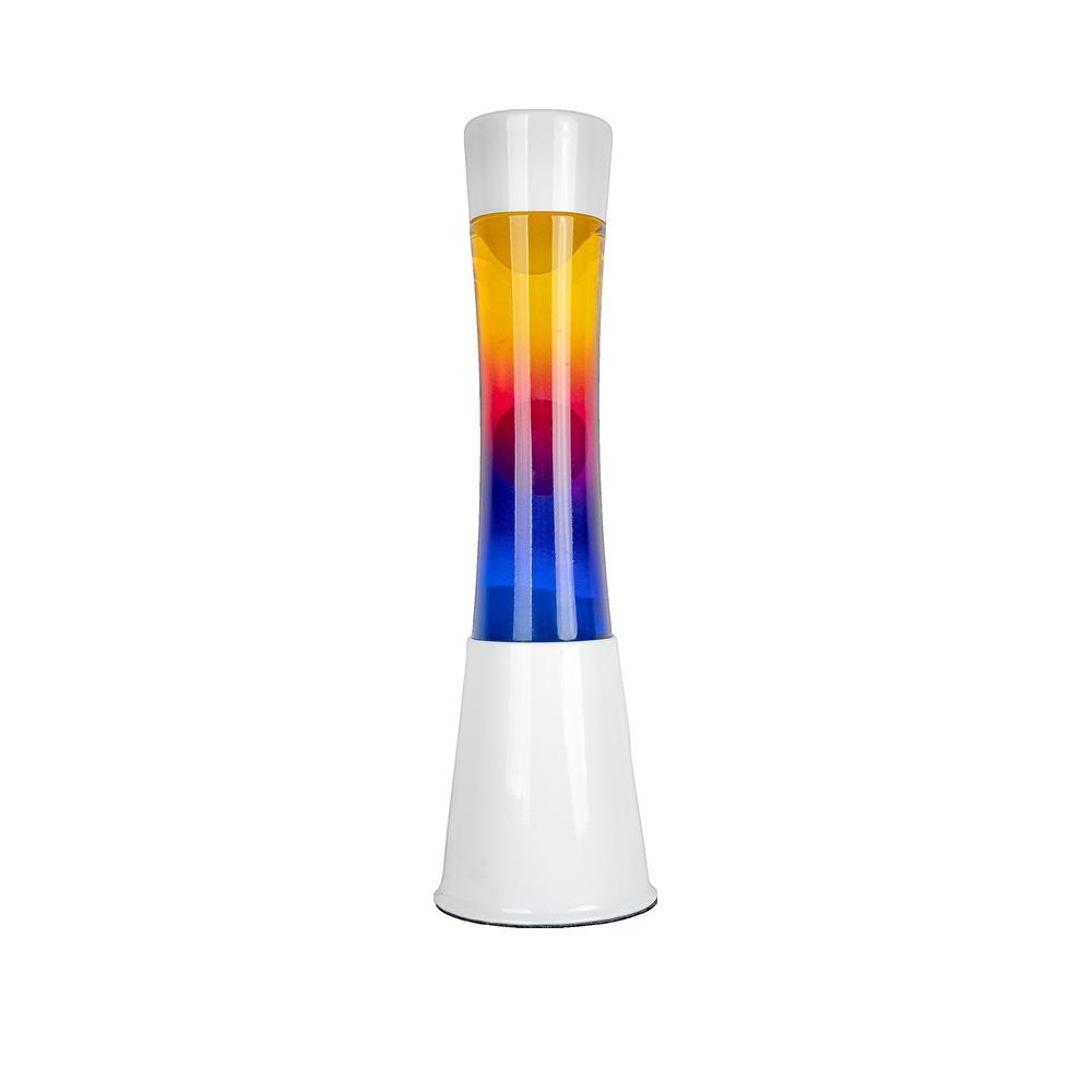 Fisura Lámpara De Lava Atardecer Naranja/Azul , Leroy Merlin
