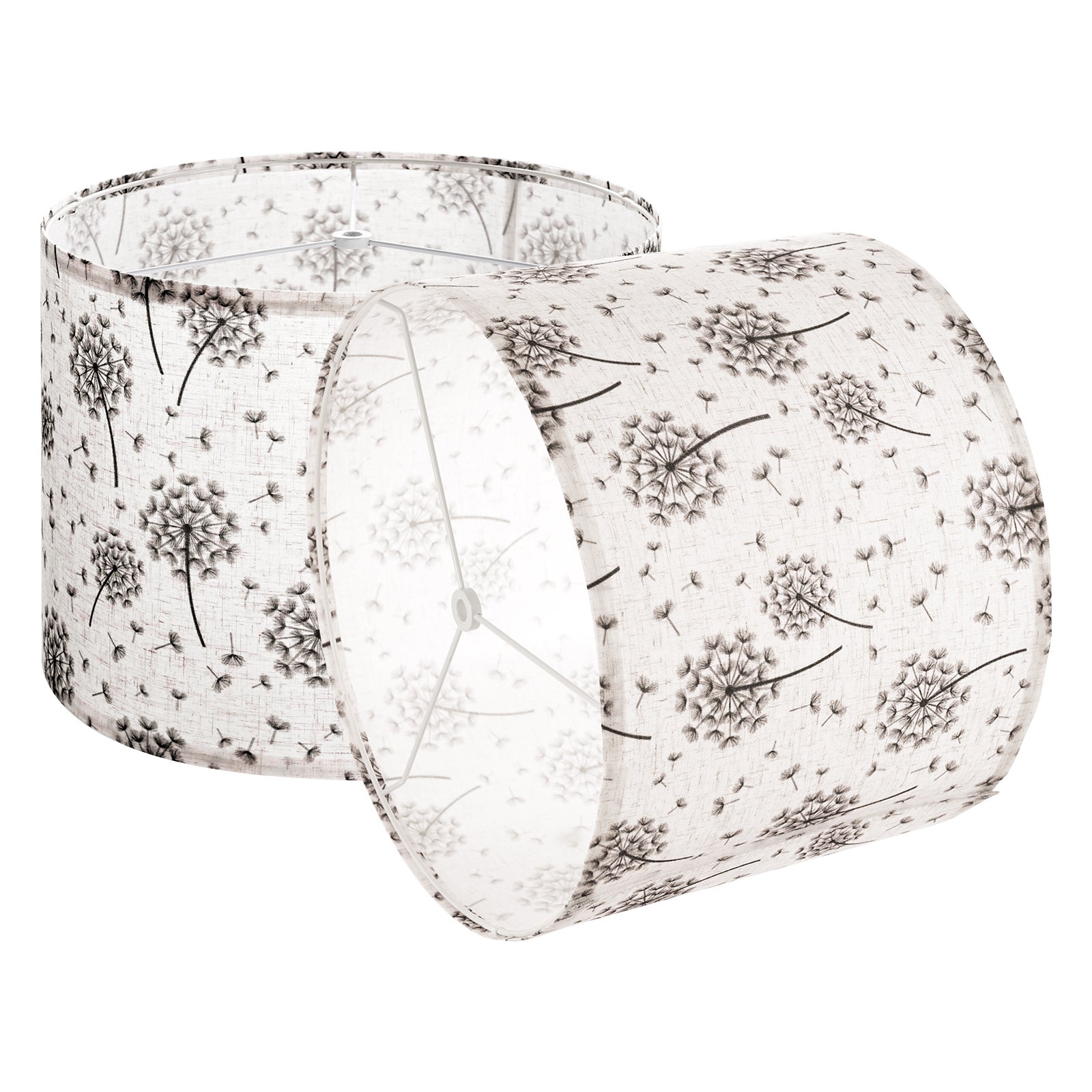 Paralume a tamburo,VEVOR 2 pezzi,33x33x25 cm,per lampade tavolo,lampade