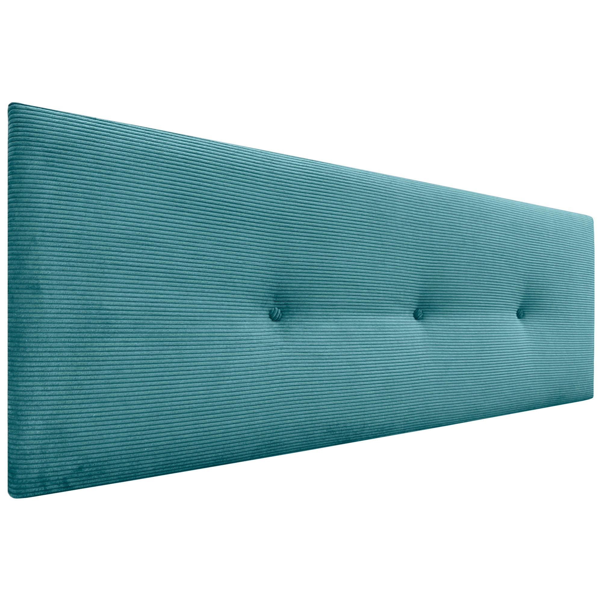 Tête De Lit Velours Côtelé Capitonnée 160cm - Gris Haut De Gamme - Rembourrée 4cm - Fabrication Espagne