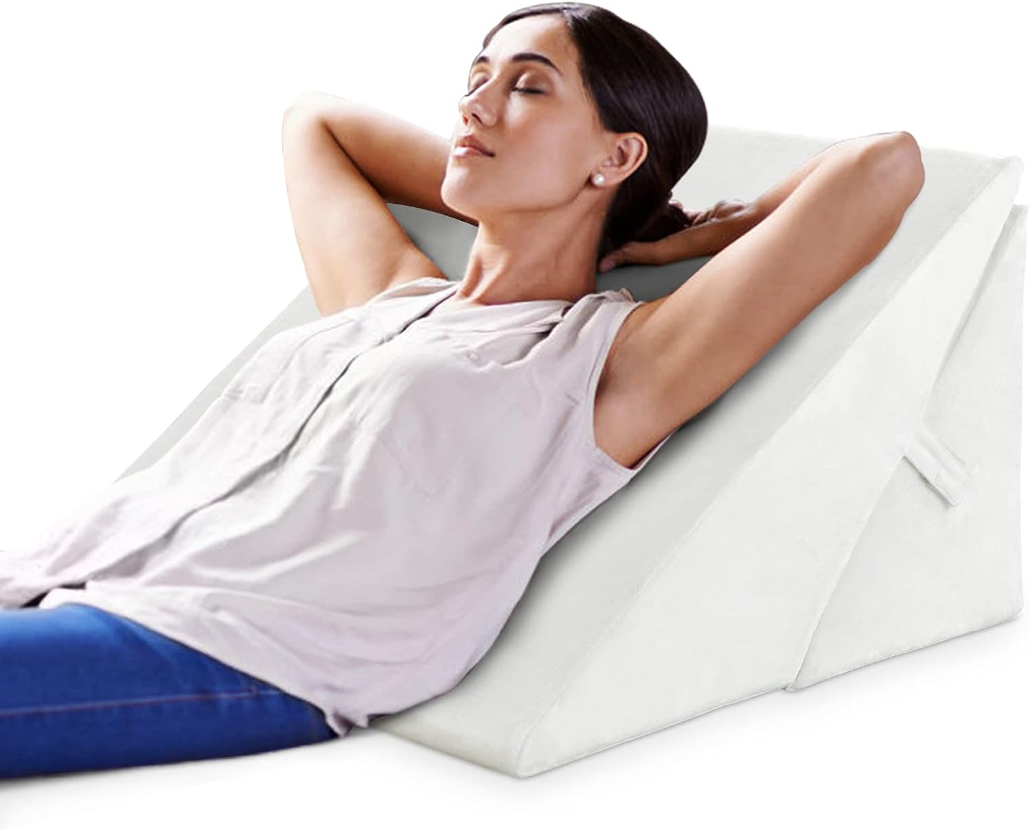 Cuscino da Lettura per Letto e Divano, Cuscino Antireflusso