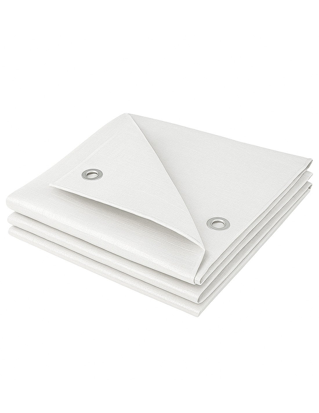 E&K Sunrise – Lona Multiusos General De 8 X 10 Pies, Tamaño Acabado, Lona De Polietileno De 10 Mil Color Blanco