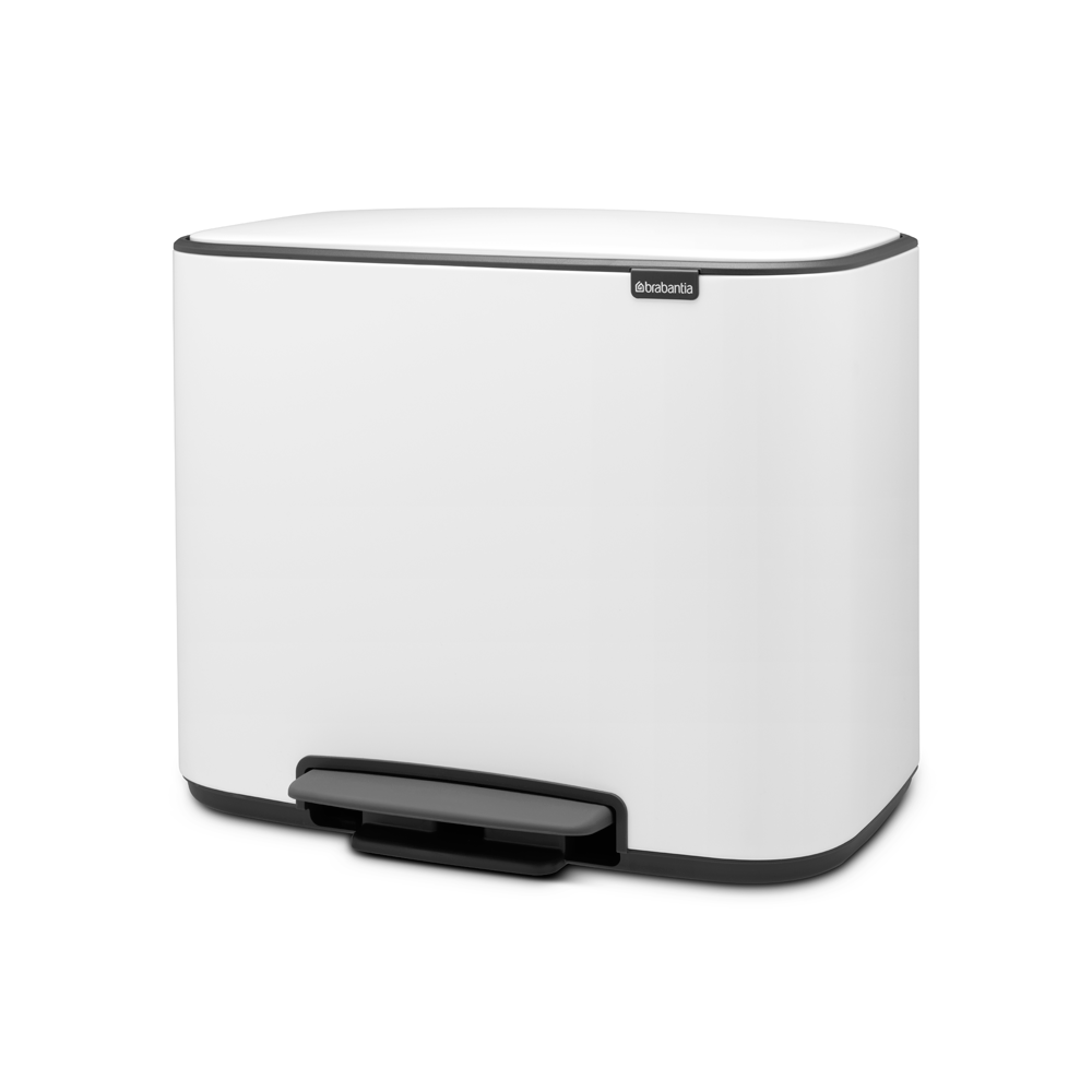 Brabantia Cubo De Pedal Bo, Con 1 Cubo Interior, 36 Litros, White , Leroy Merlin