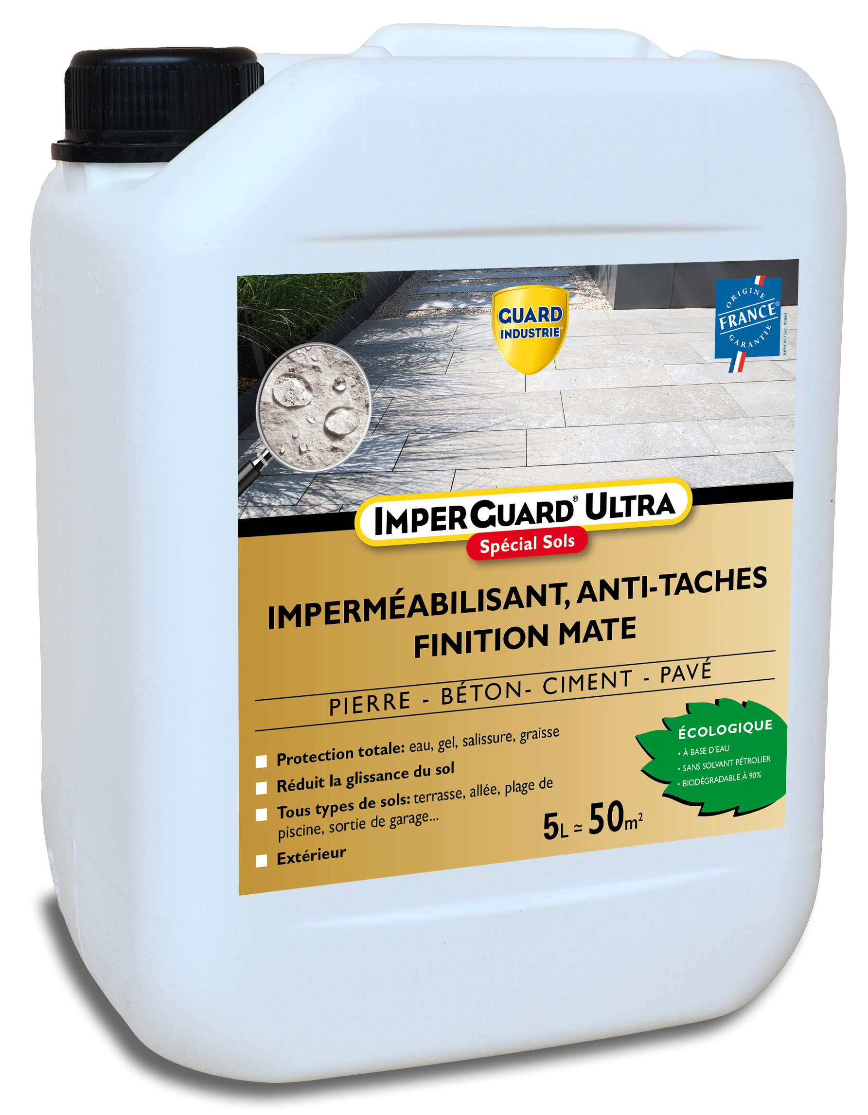 ImperGuard Ultra Protection Sol Mat - Imperméabilisant Effet Mat – Sol ...