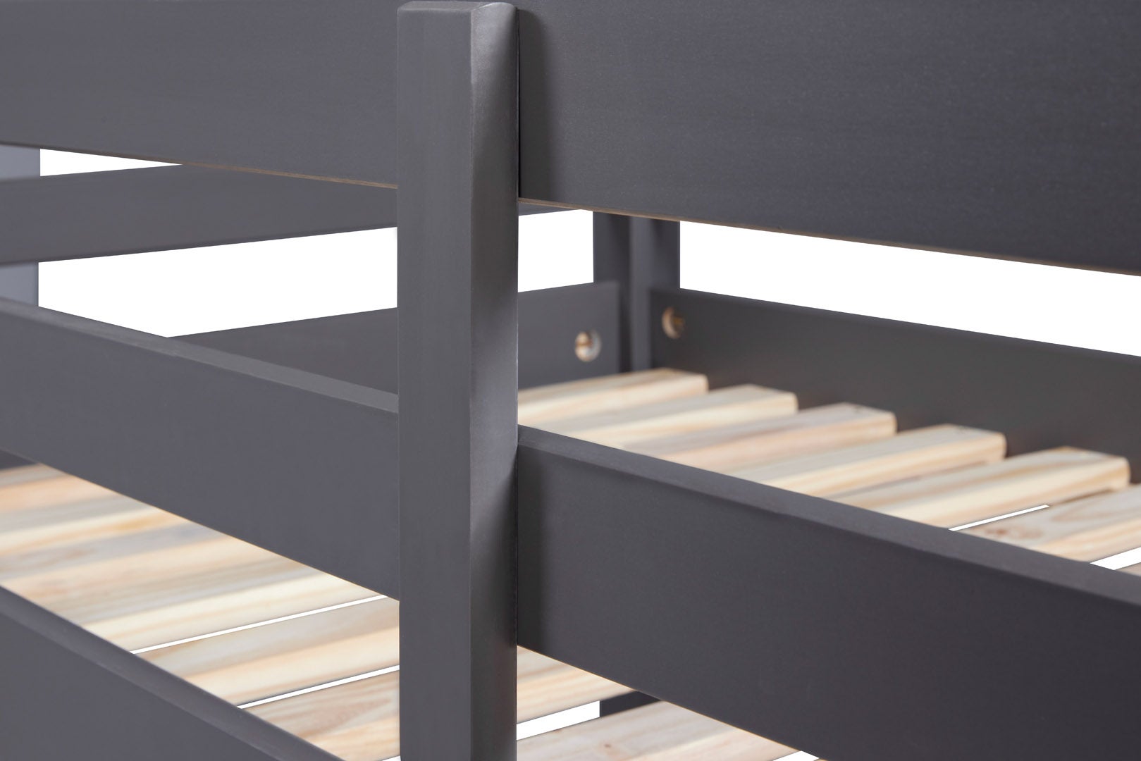 Lit superposé Inter Link en pin teinté gris 90x200 - 8