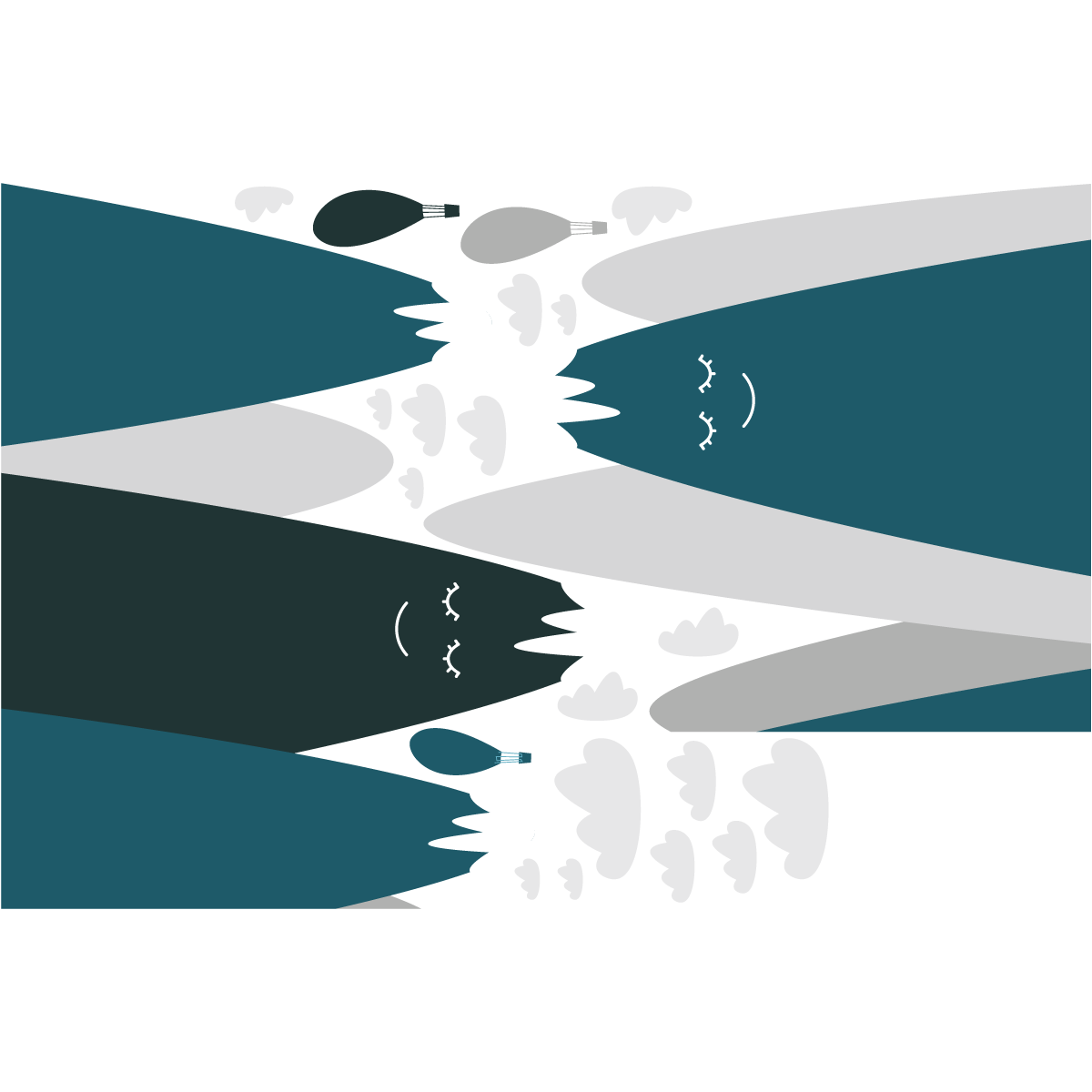 Adesivo bambino di montagna scandinavo jaminka - Sticker adesivo - adesivi murali - 120x180cm - 2