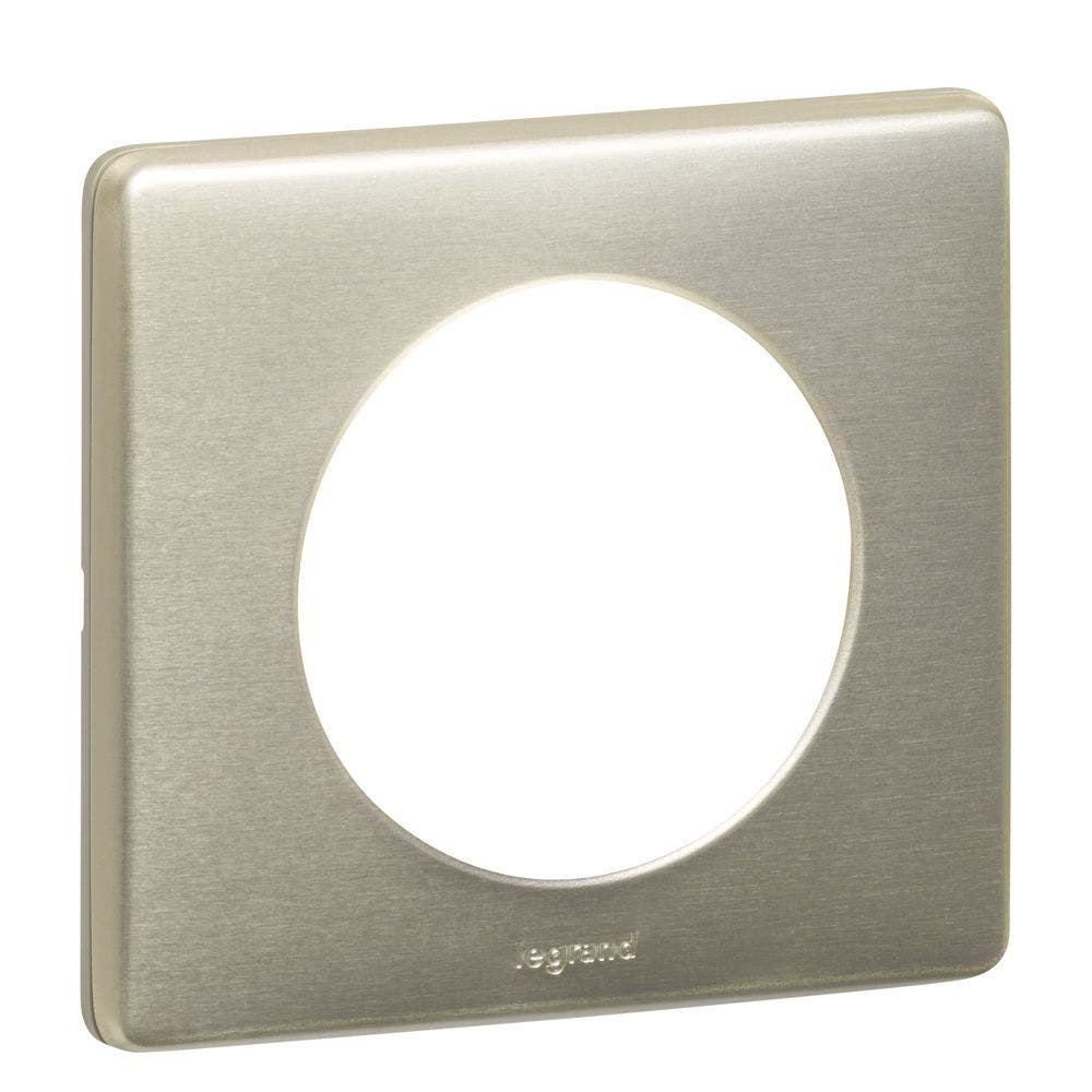 Legrand 068538 Copricerchio Céliane Per Presa Telefonica 8 Contatti – Colore Titanio, Confezione 10 Pezzi