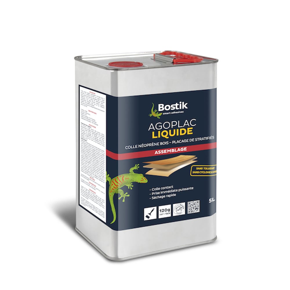 Colle néoprène Bostik Agoplac liquide - 2