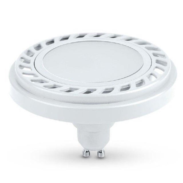 WatioWave Bombilla LED COB 12W AR111 GU10 3000K - Luz Cálida Para Escaparates Y Comercios, Eficiente Y Decorativa