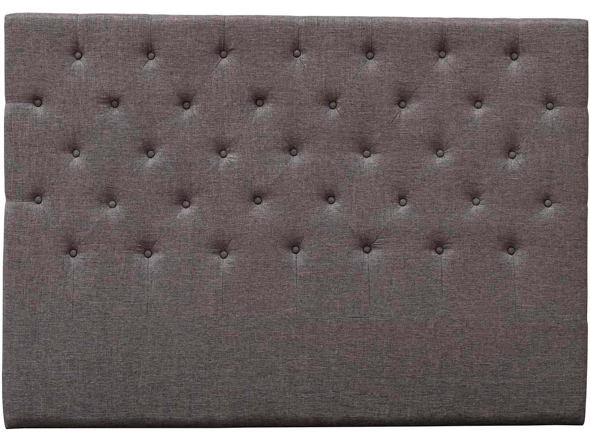 Tête de lit 140 cm en tissu taupe