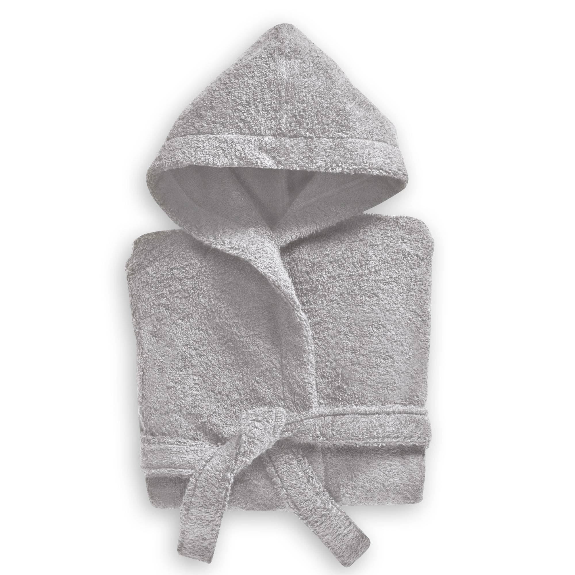 Peignoir Bain Enfant Fille Garçon Flanelle Douce Avec Capuche - Motifs Amusants