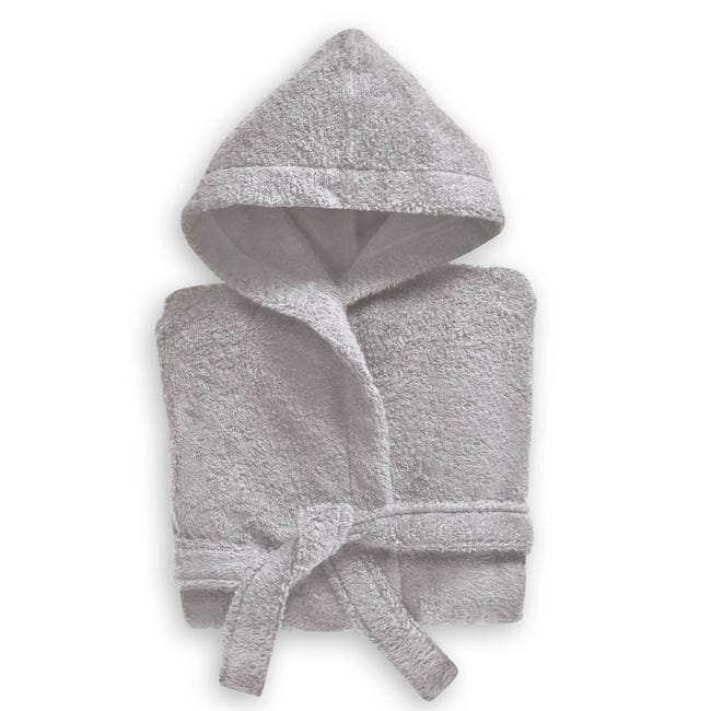 Peignoir Bain Enfant Fille Garçon Flanelle Douce Avec Capuche - Motifs Amusants
