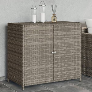 Panca contenitore pieghevole 76x38 cm in tessuto bouclé tortora - Samirel
